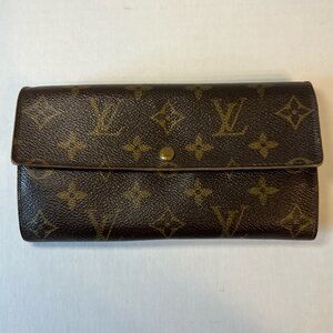 Louis Vuitton, monogram,‎ Sarah wallet